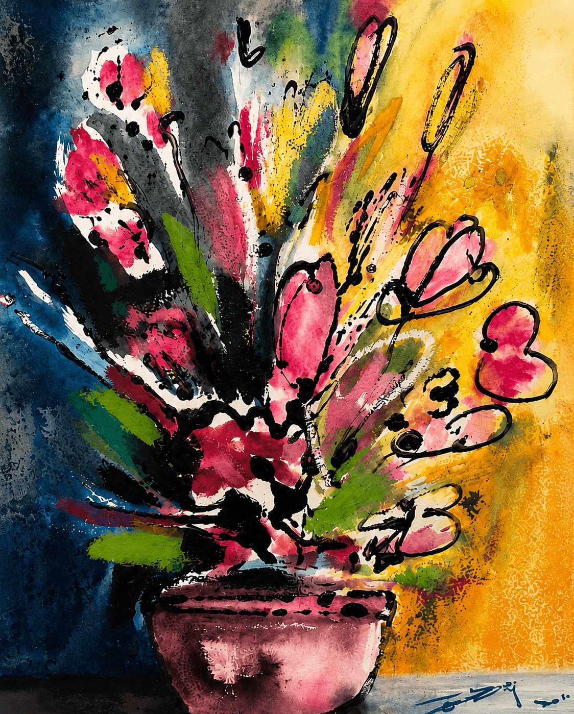 Flowers for Friends by Aki